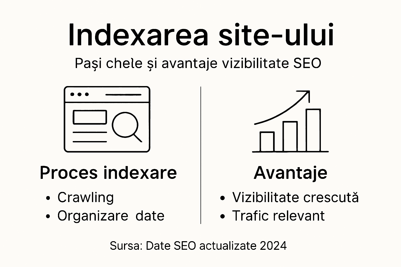 Infografic: cum îți indexezi site-ul și ce beneficii îți aduce acest proces