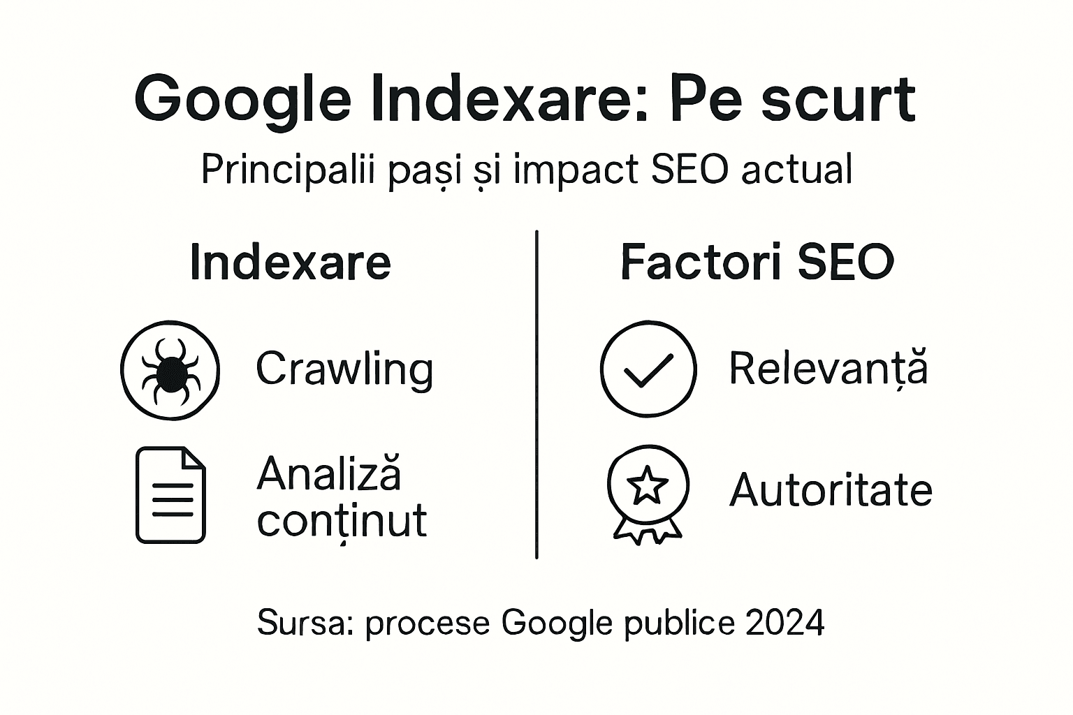 Infografic: Cum funcționează indexarea pe Google și ce factori SEO contează