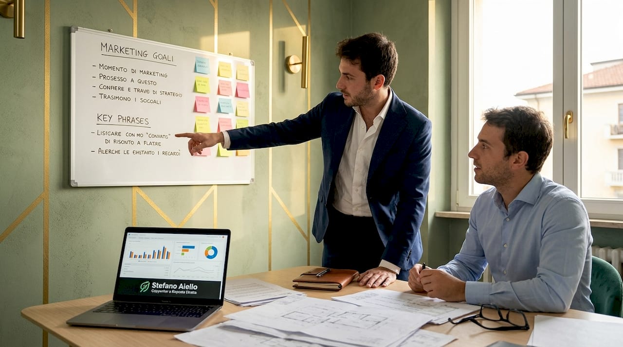 Perché affidarsi a un consulente marketing oggi 1 Consulente marketing che definisce e raggiunge gli obiettivi insieme al cliente