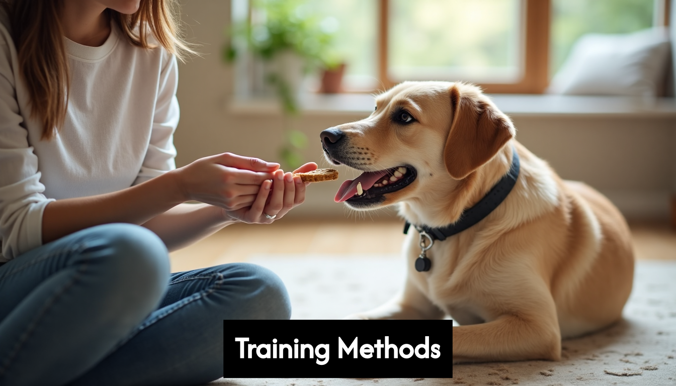 Owner and dog practice alert device training with treats