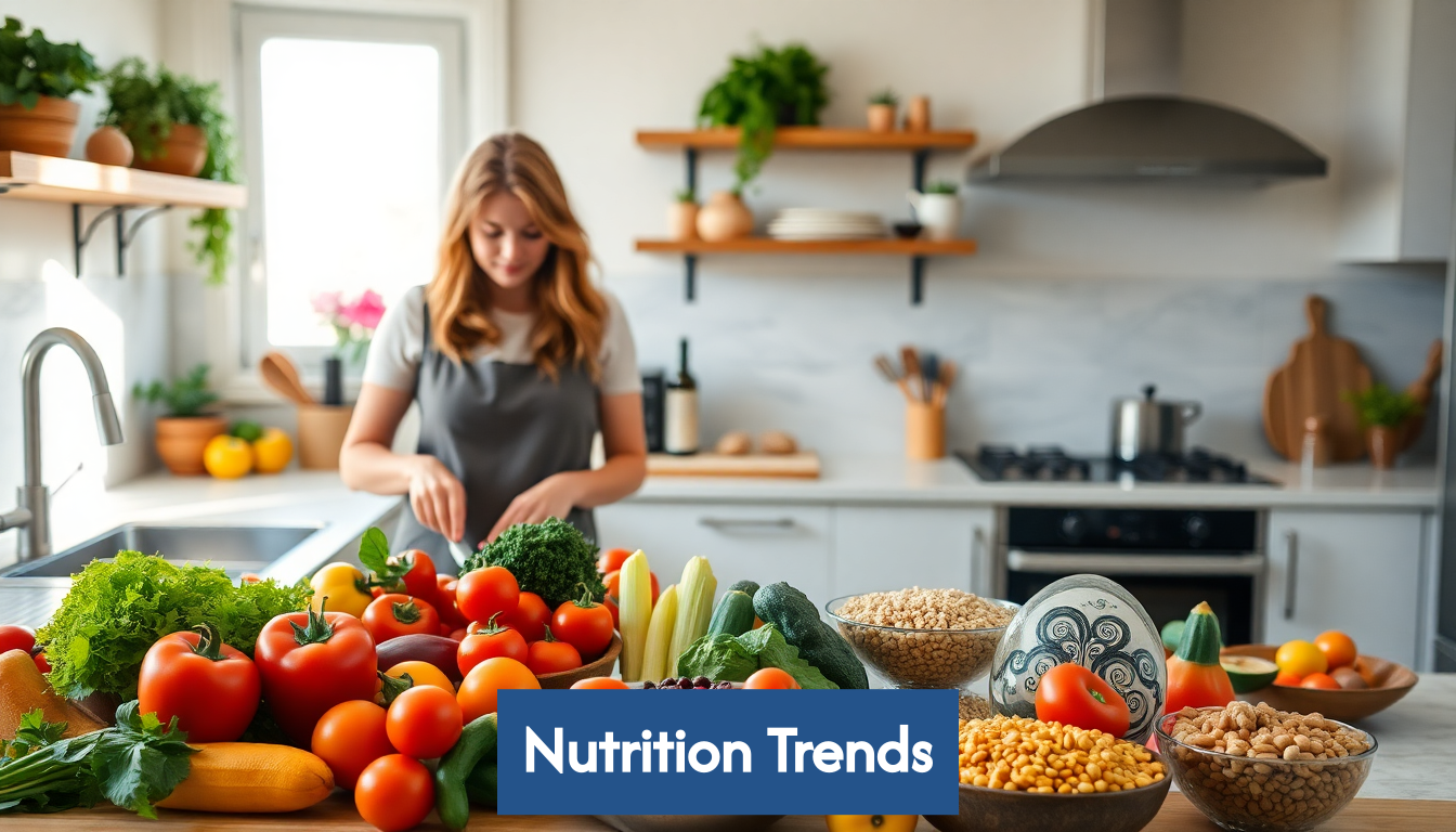 People preparing fresh nutritious meals in a modern kitchen