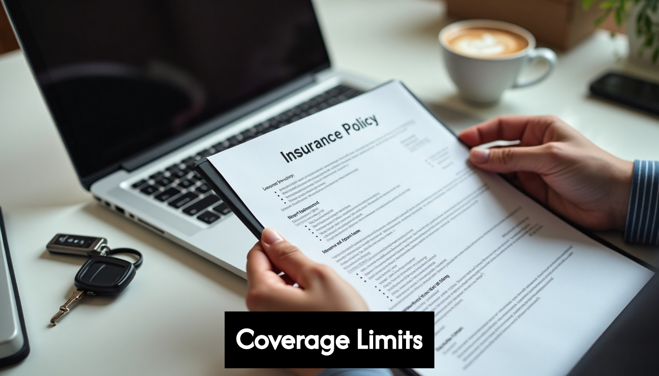 Person reviewing insurance documents carefully