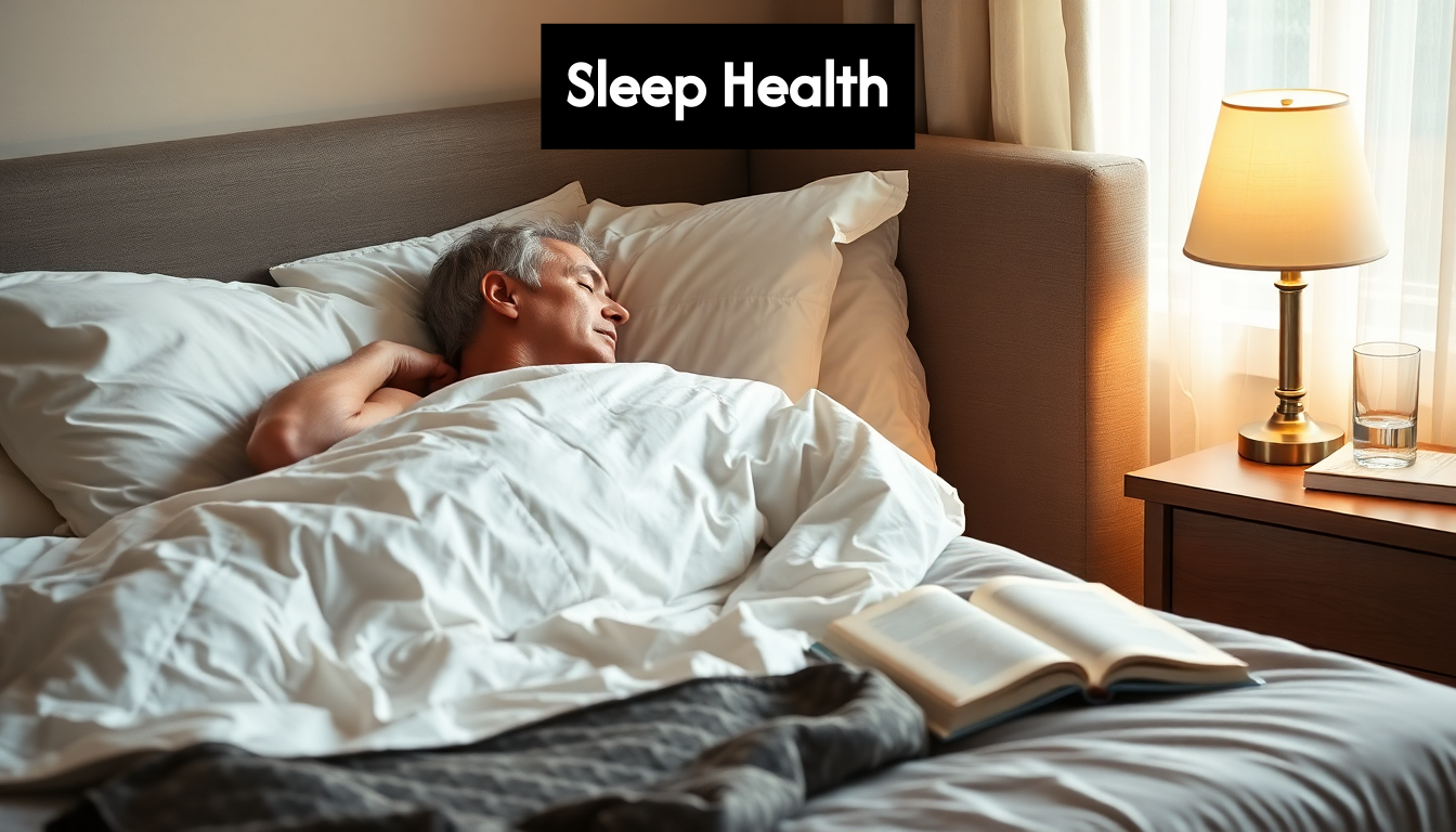 Person sleeping comfortably on supportive bed