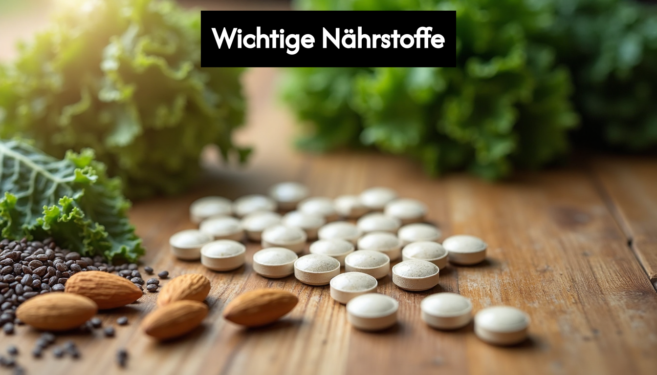 Plant-based supplements with greens and nuts