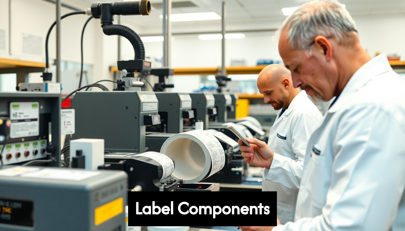 Printing labels in laboratory
