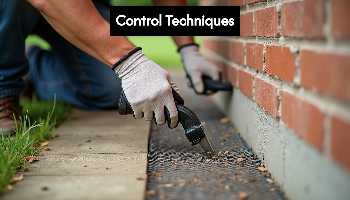 Professional sealing home entry points for pest prevention
