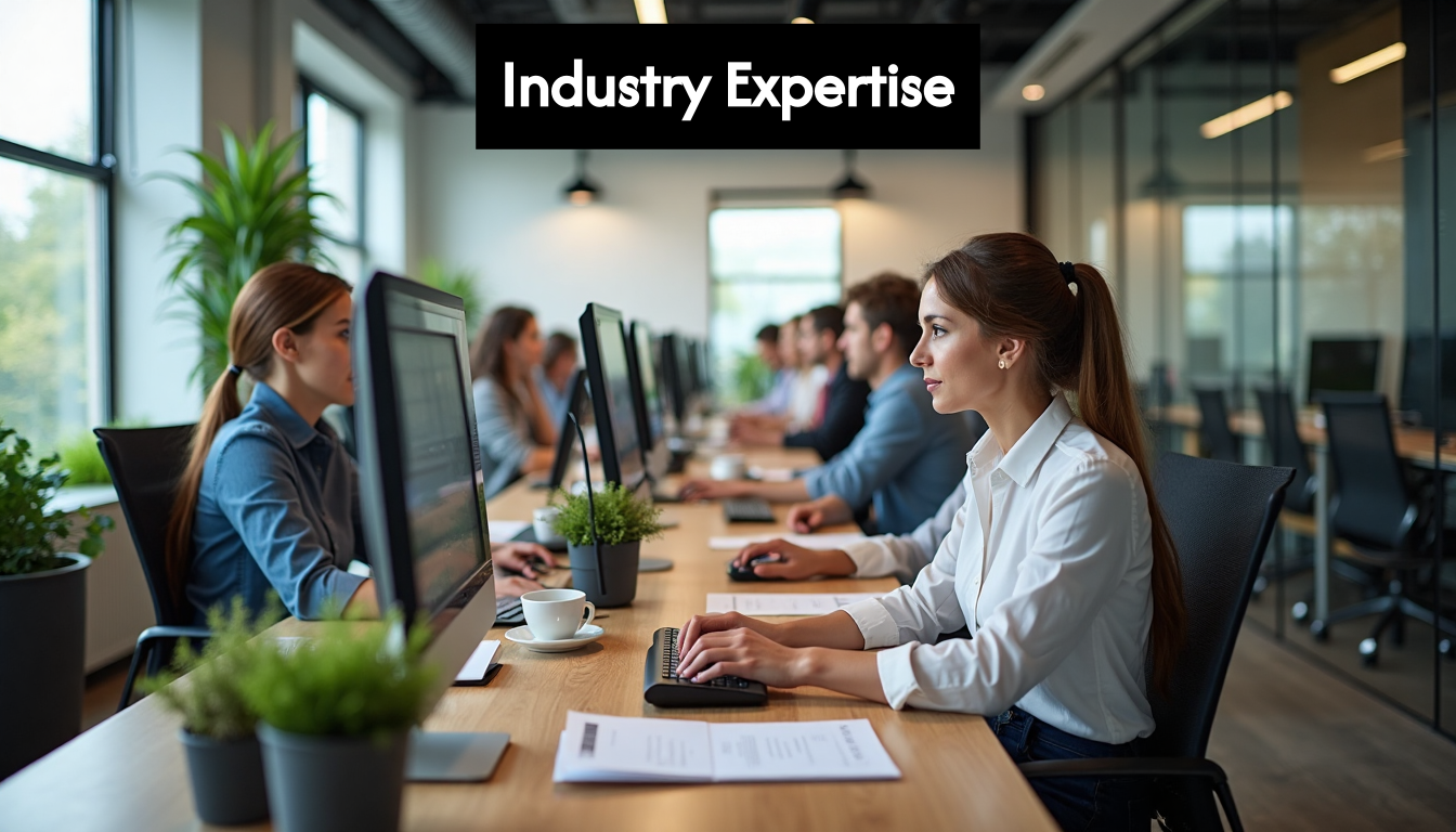 Recruiters reviewing candidate profiles in Houston agency
