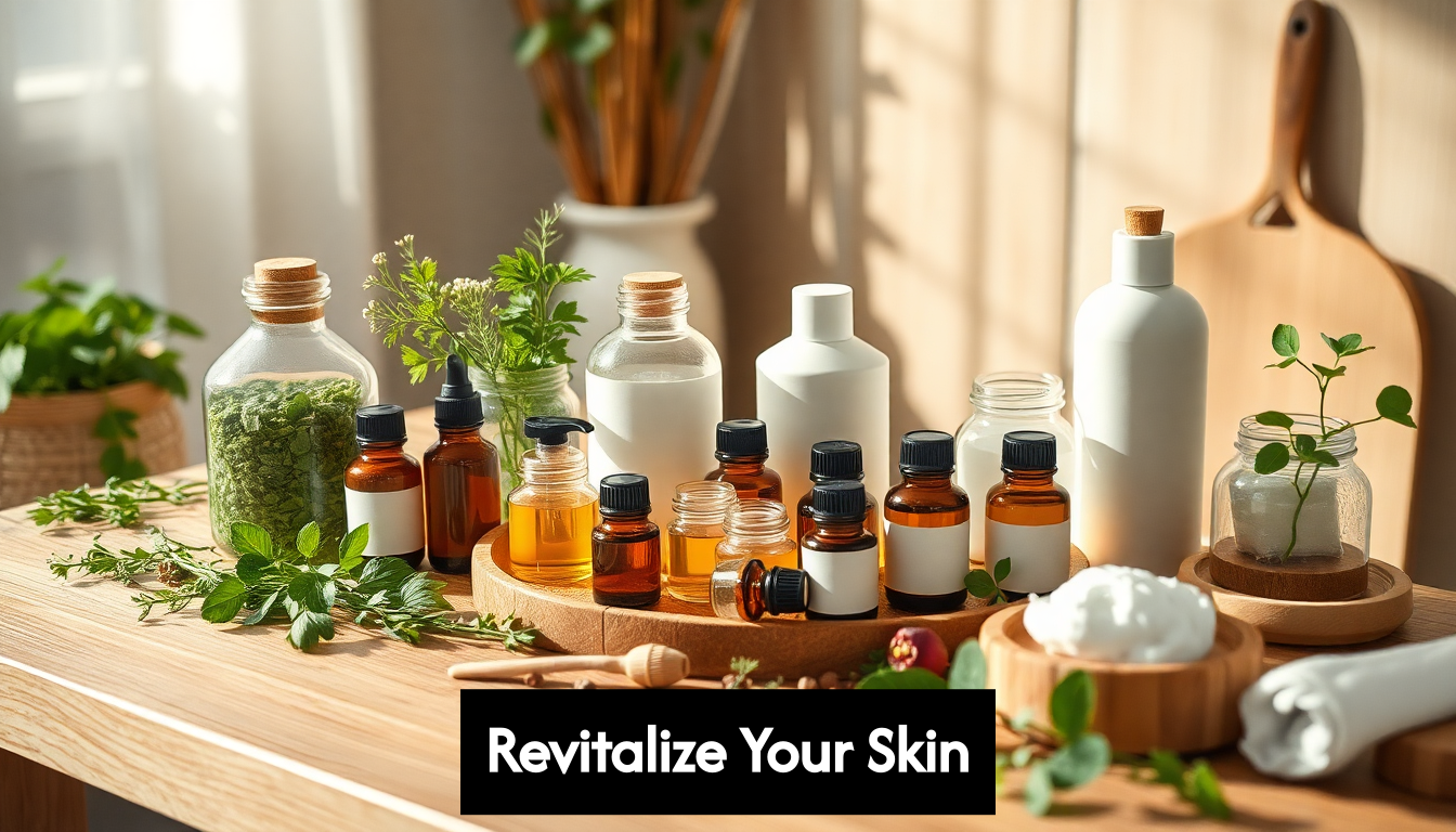 Spa with natural skincare ingredients