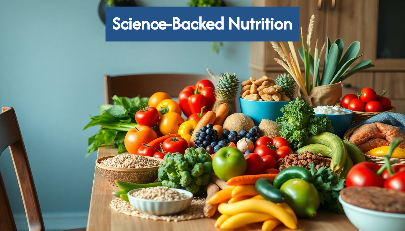 Display of healthy foods