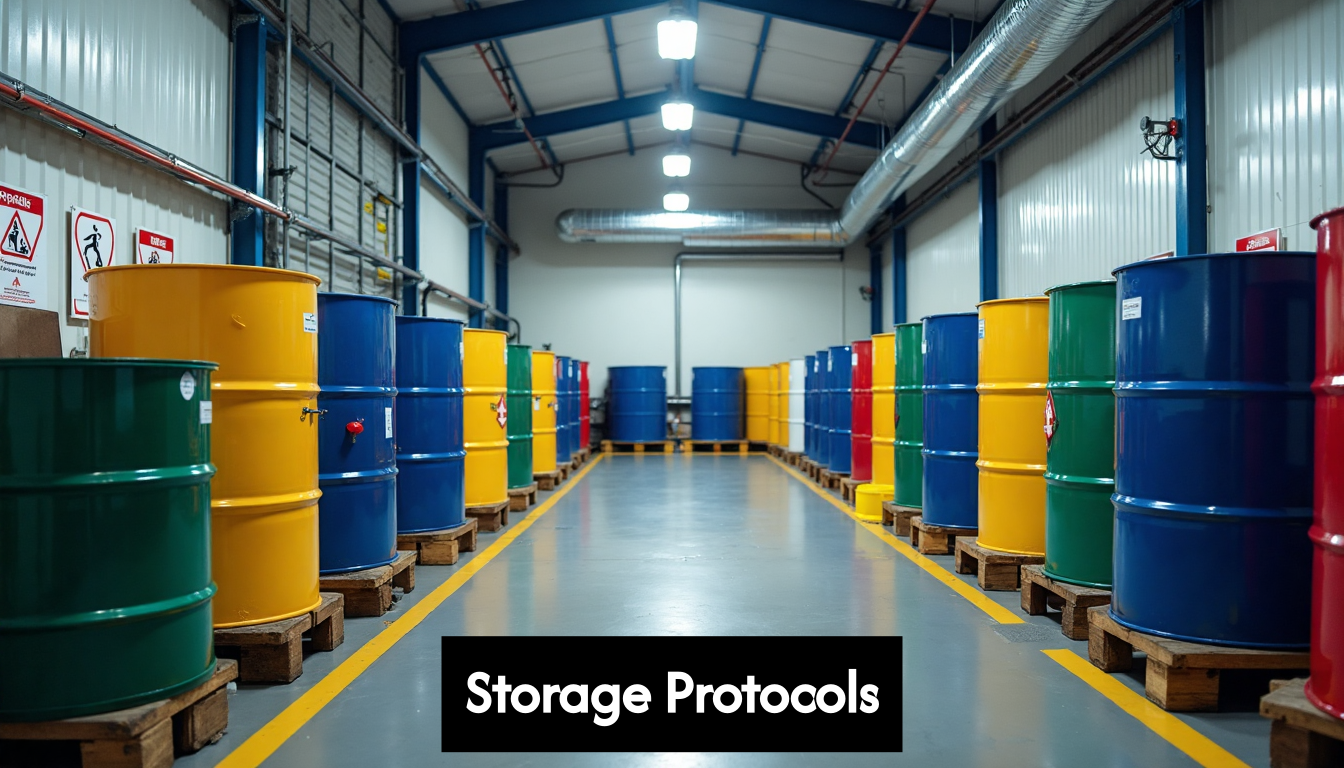Secure hazardous waste storage containers UK