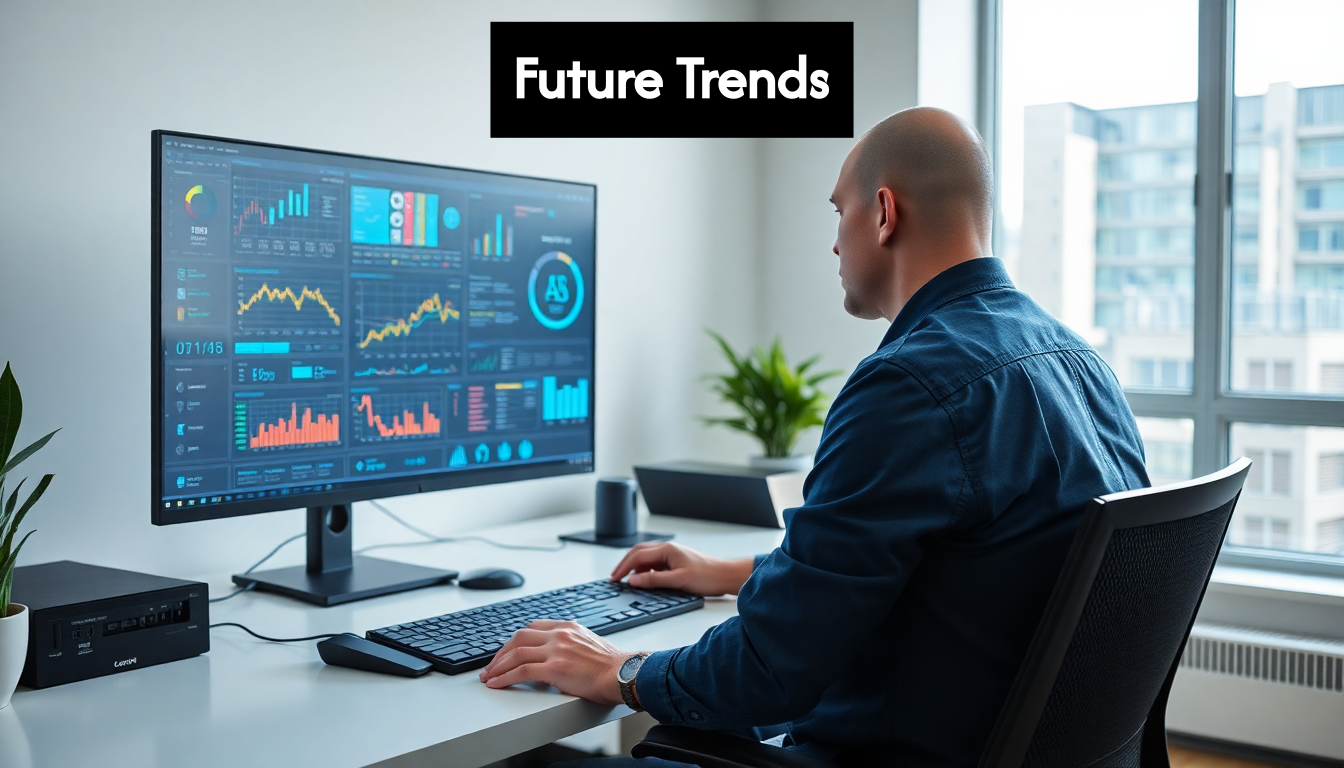 Security analyst reviews AI security dashboard