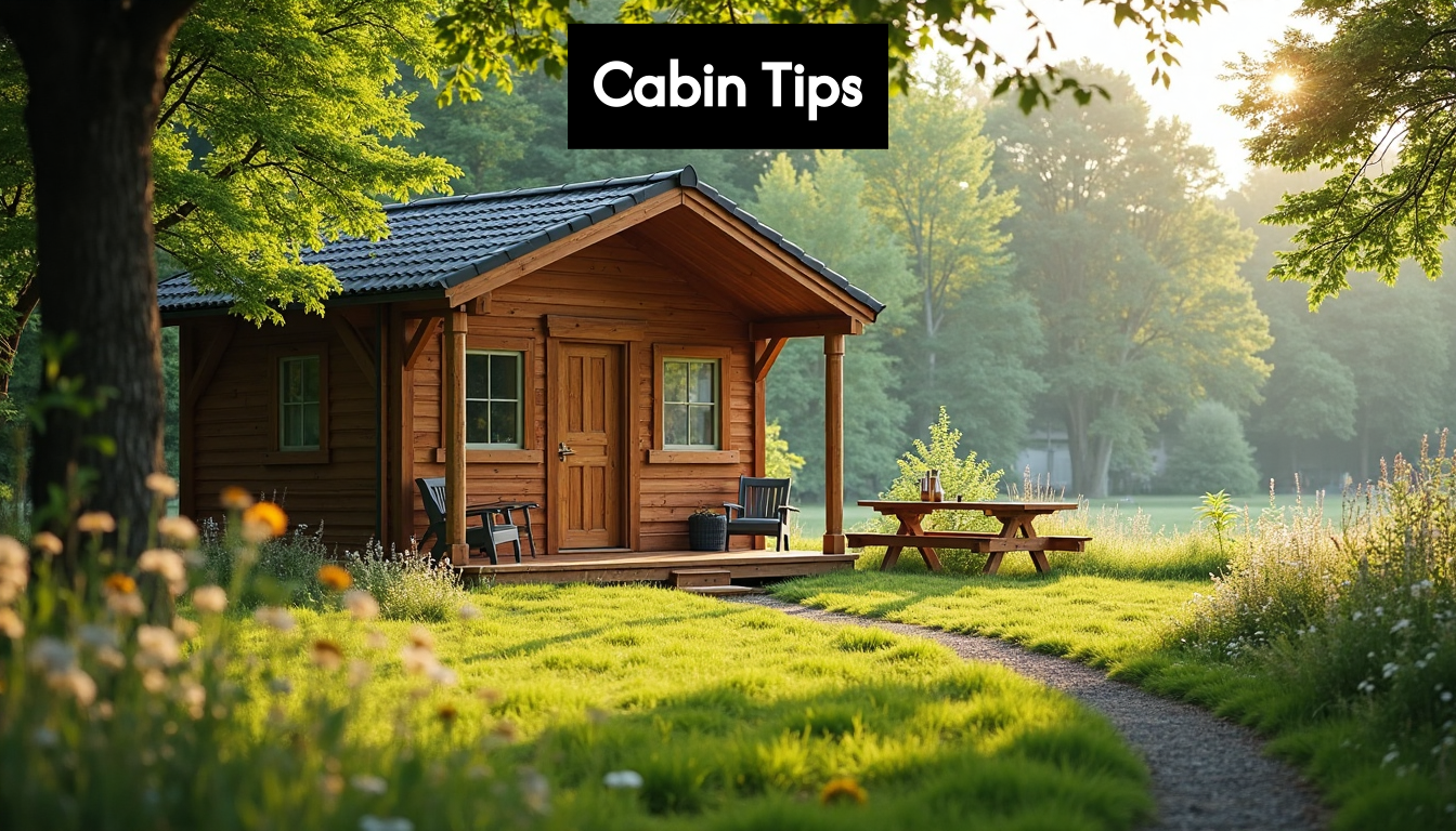 Self-catering cabin in scenic countryside