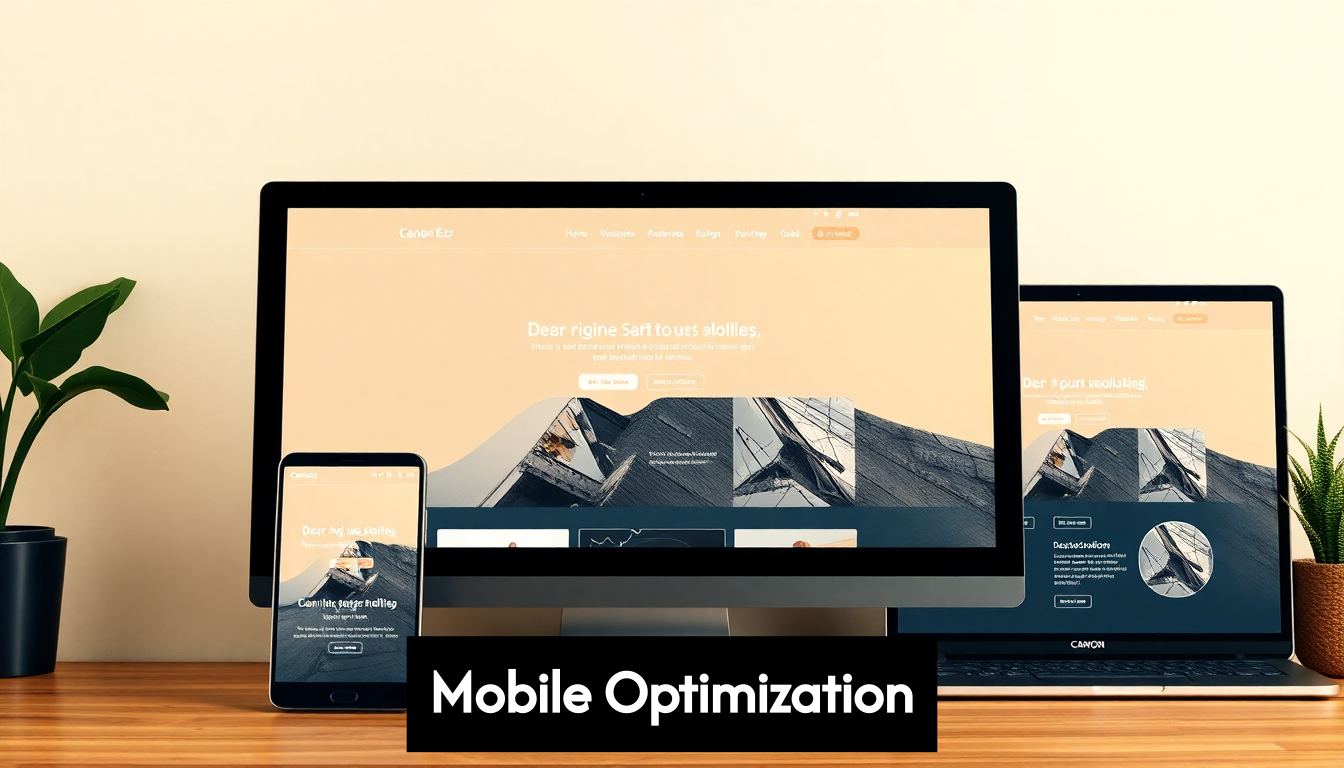 Mobile-responsive website