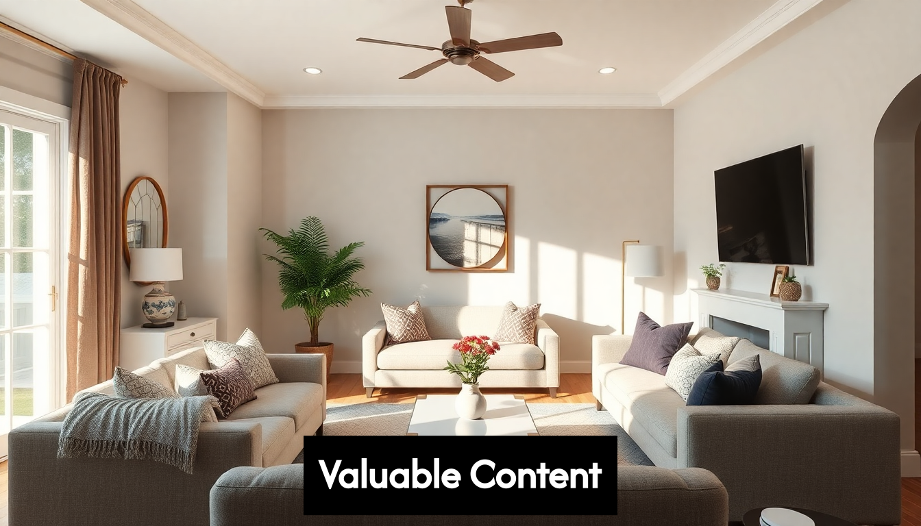 staged home interior