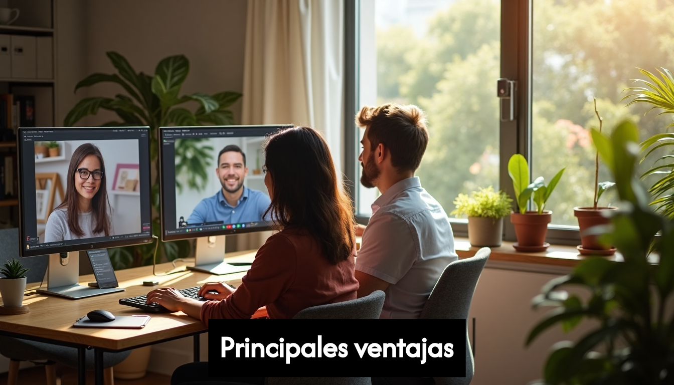 South American professionals collaborating via digital workspace