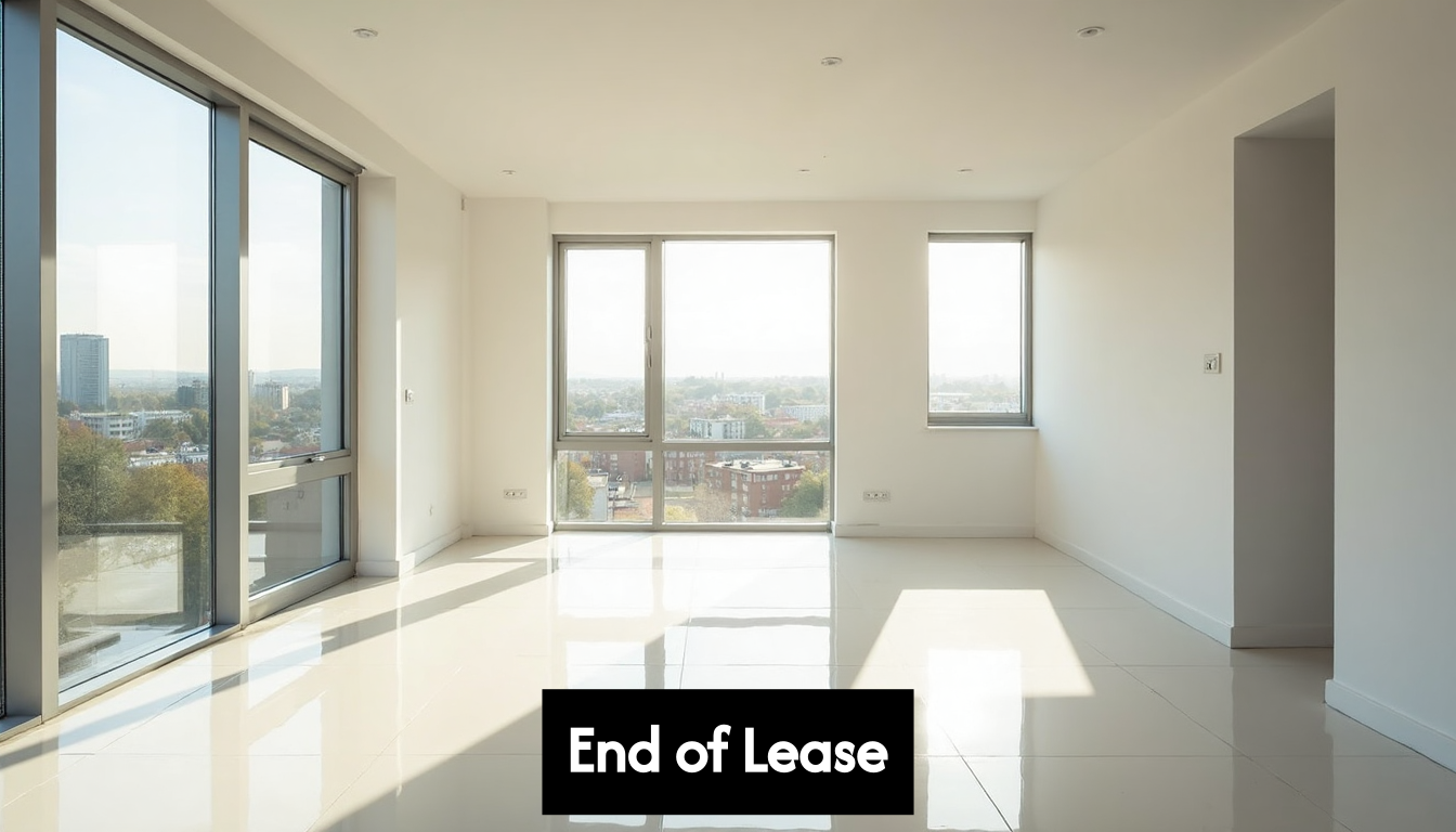 Spotless modern Manchester apartment clean and empty
