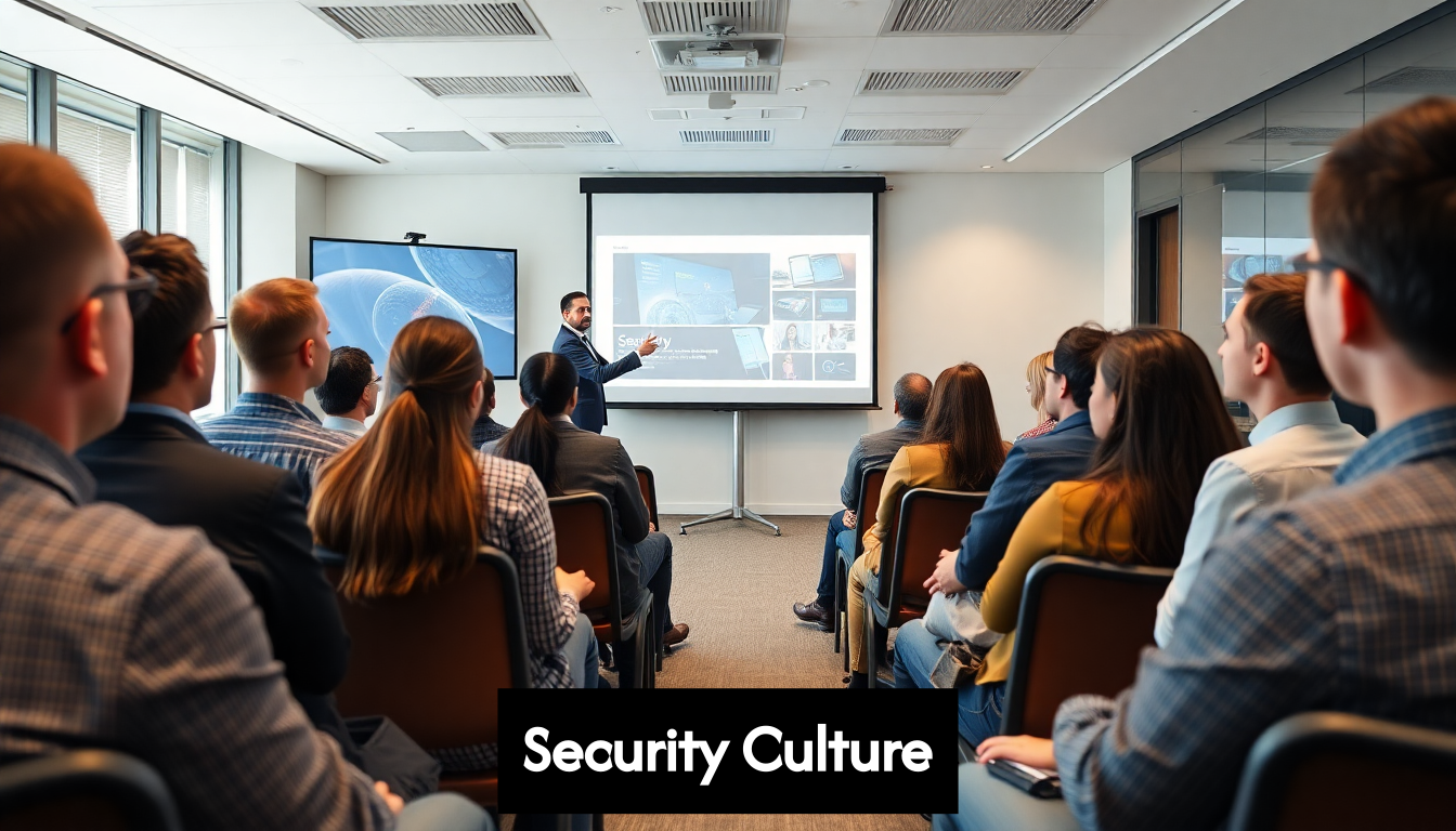 Staff attending cybersecurity awareness session