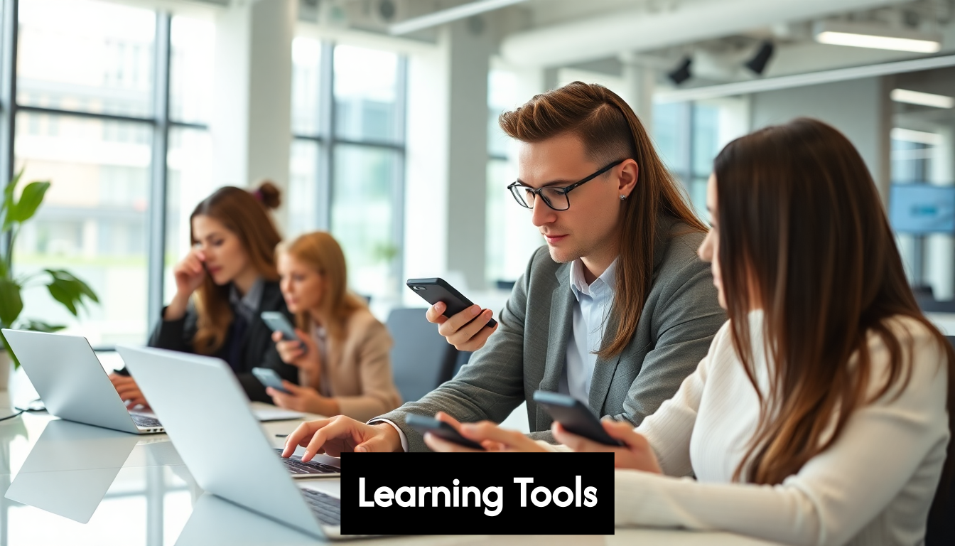 Staff learning with digital platforms and devices