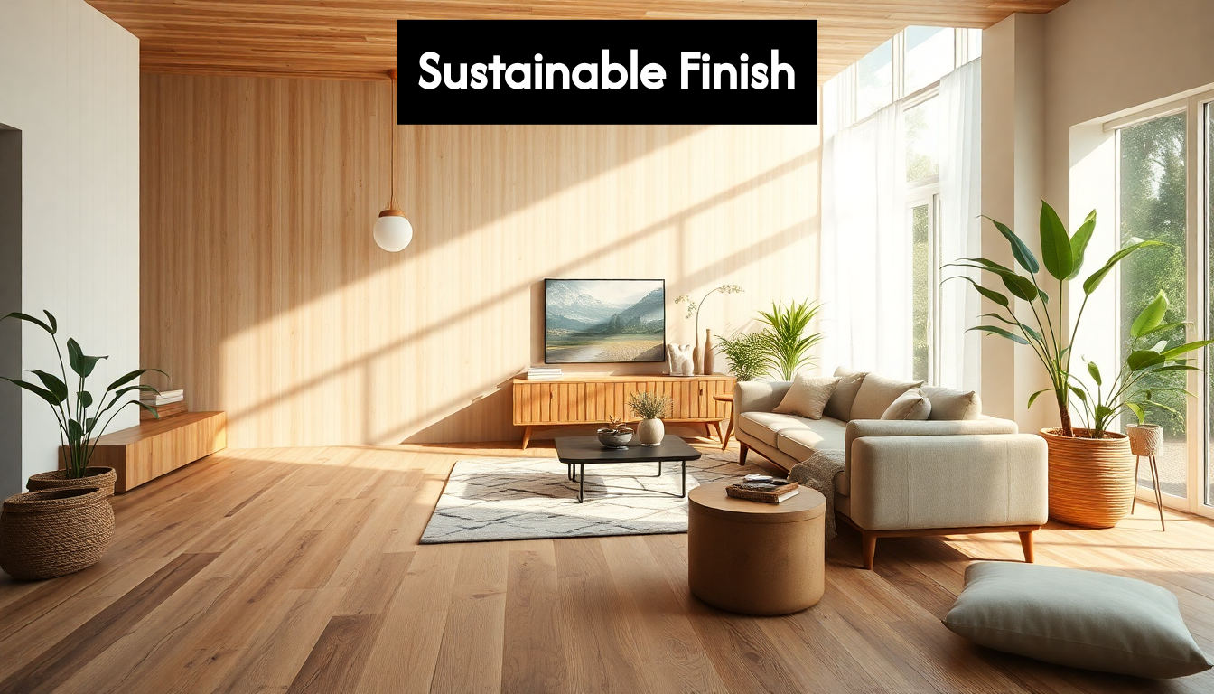 Sustainable bamboo and reclaimed wood floors