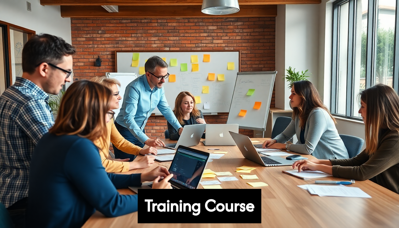 Team in interactive skill development training