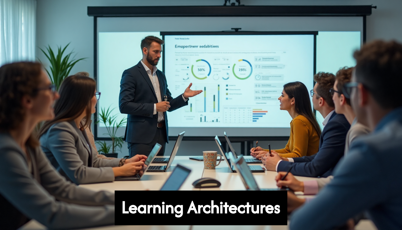 Team learning with digital tools in training room