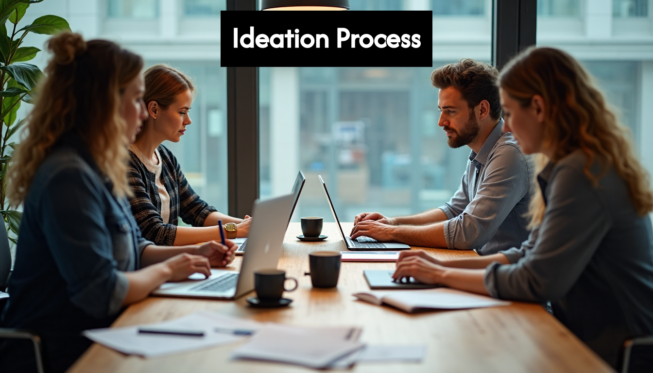 Team researching content creation trends