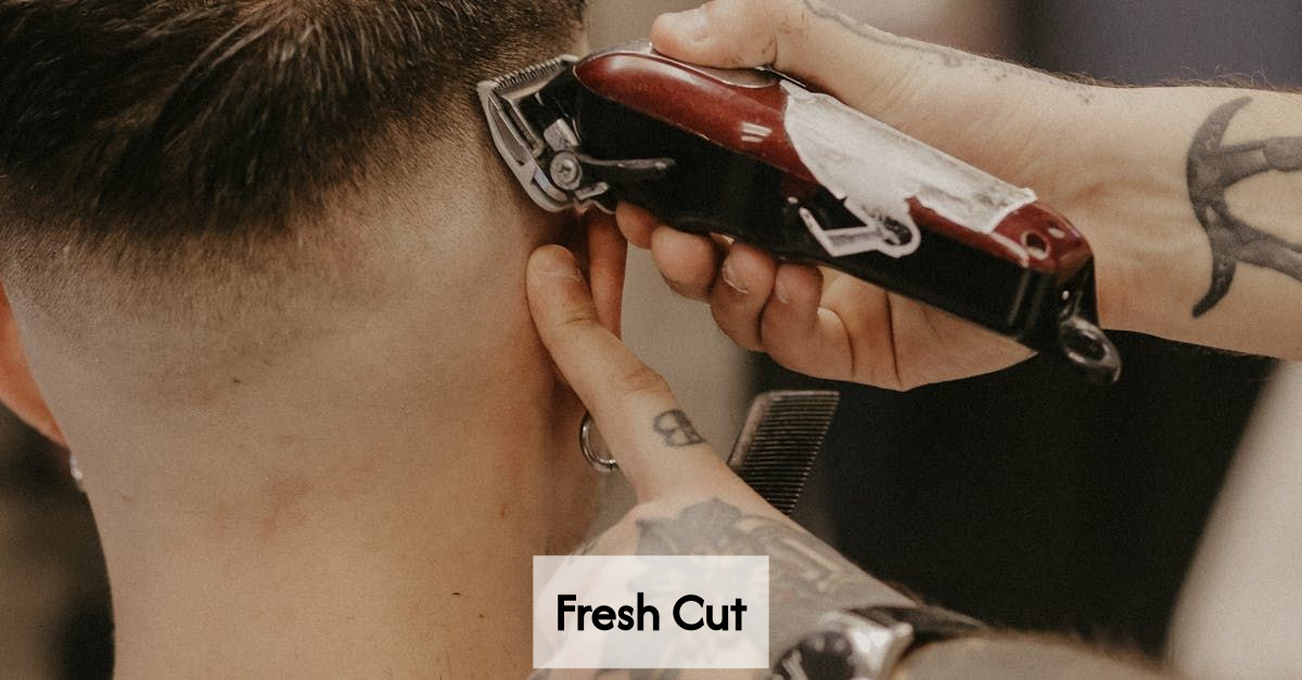 hair stylist trimming hair