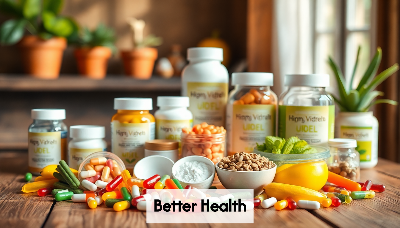 Vitamins and supplements