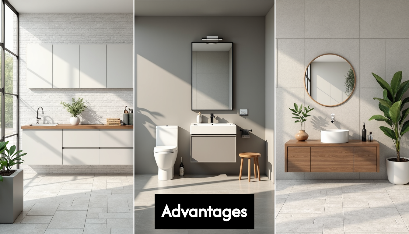 Tiles used in kitchen, bathroom, and commercial spaces.