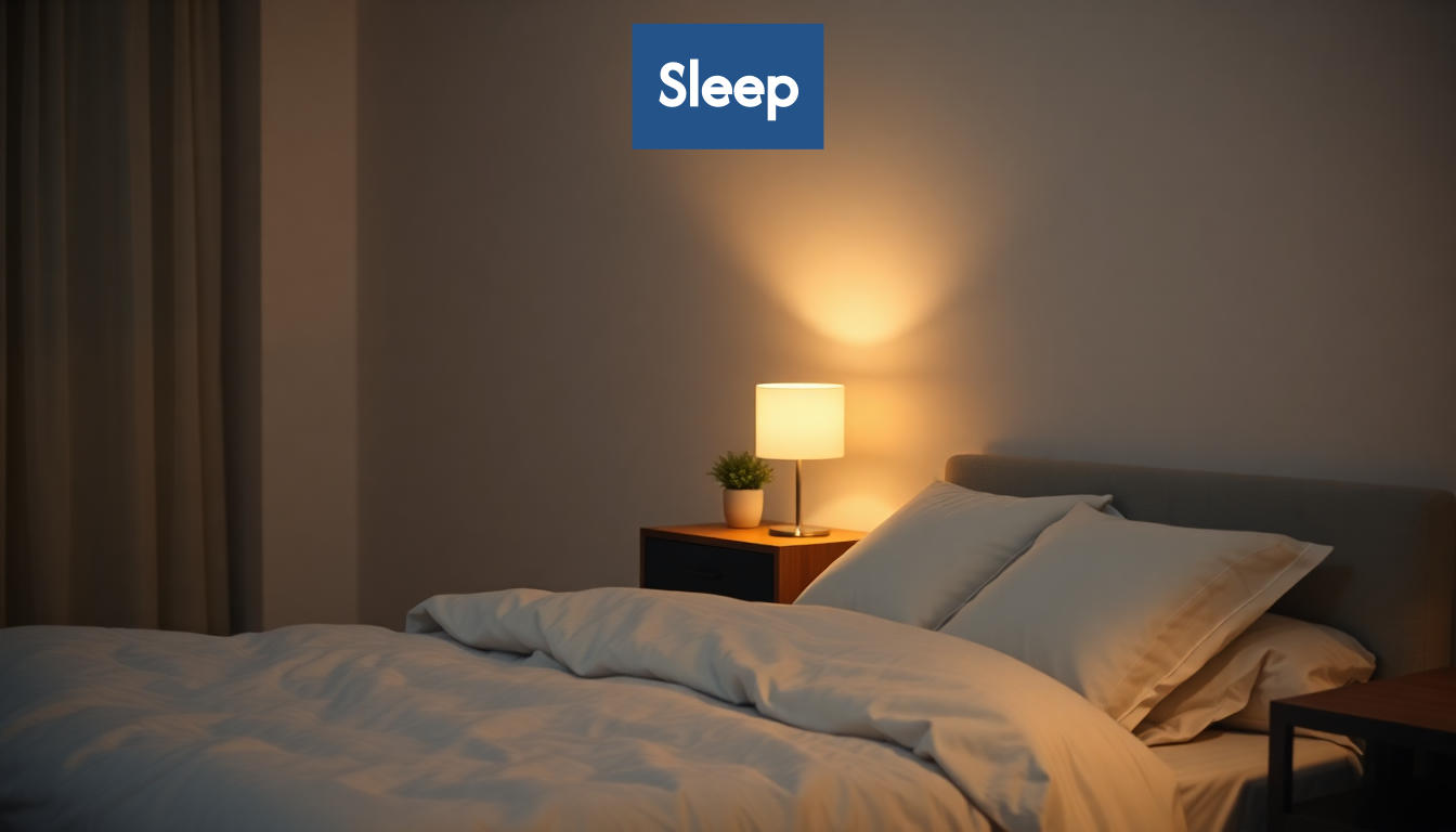 Tranquil bedroom setting for healthy sleep