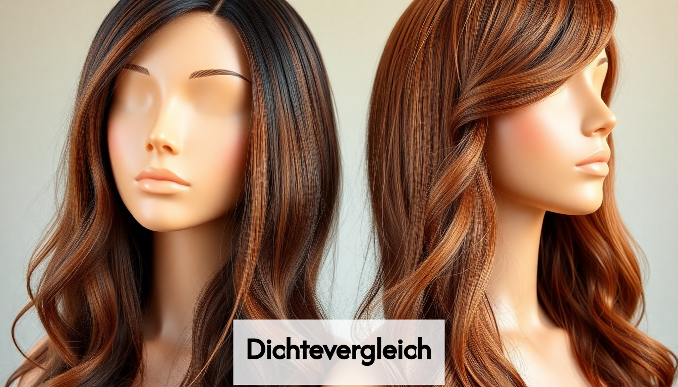 Comparison of wig densities
