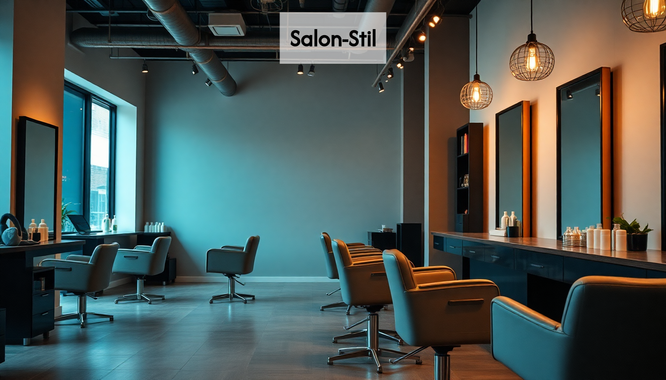Stylish salon interior