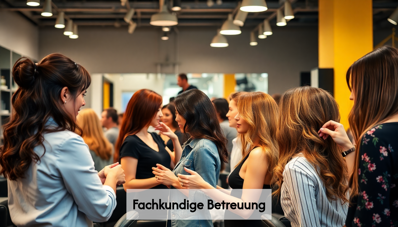 Professional salon atmosphere