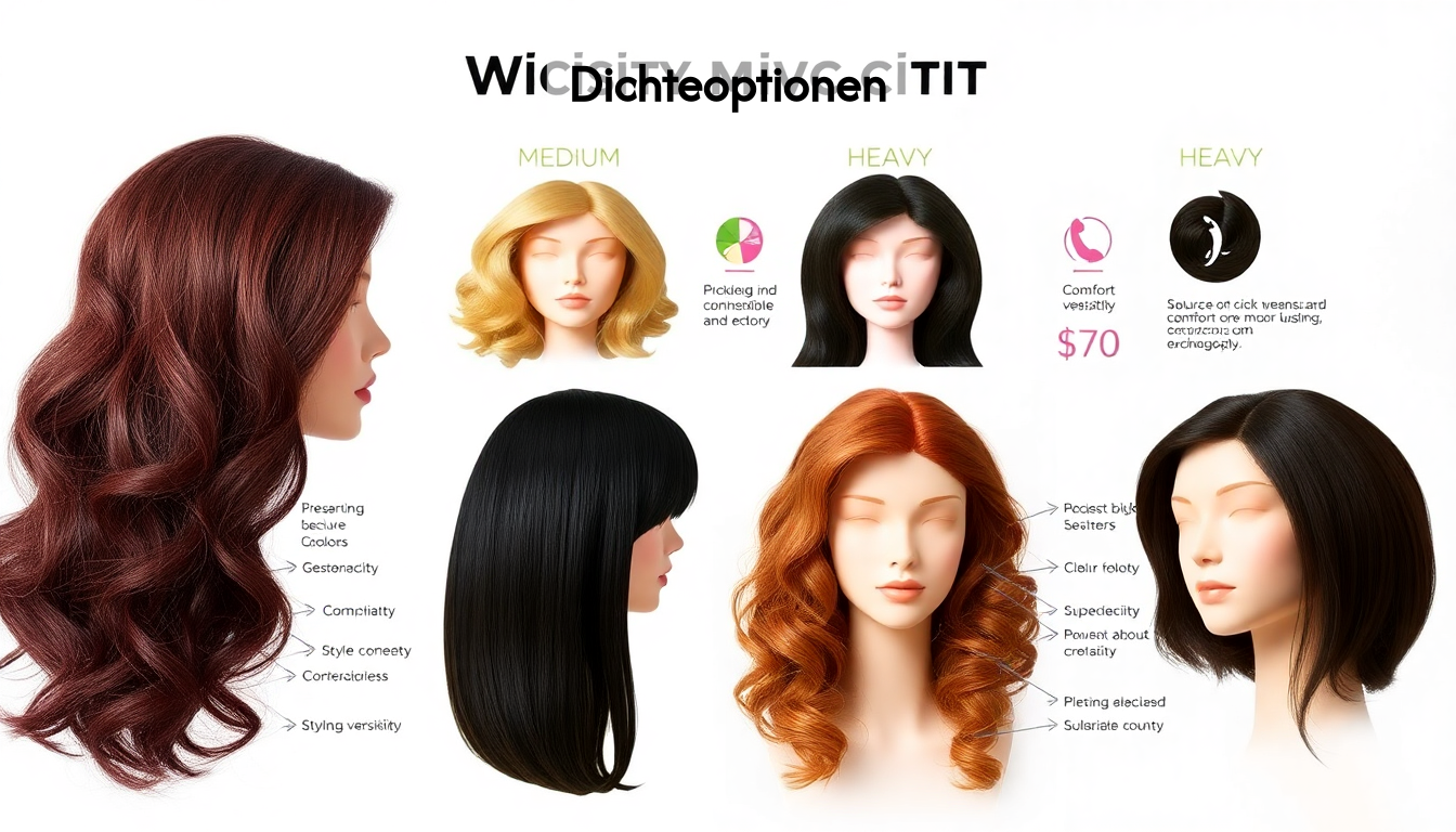Wig density comparison chart