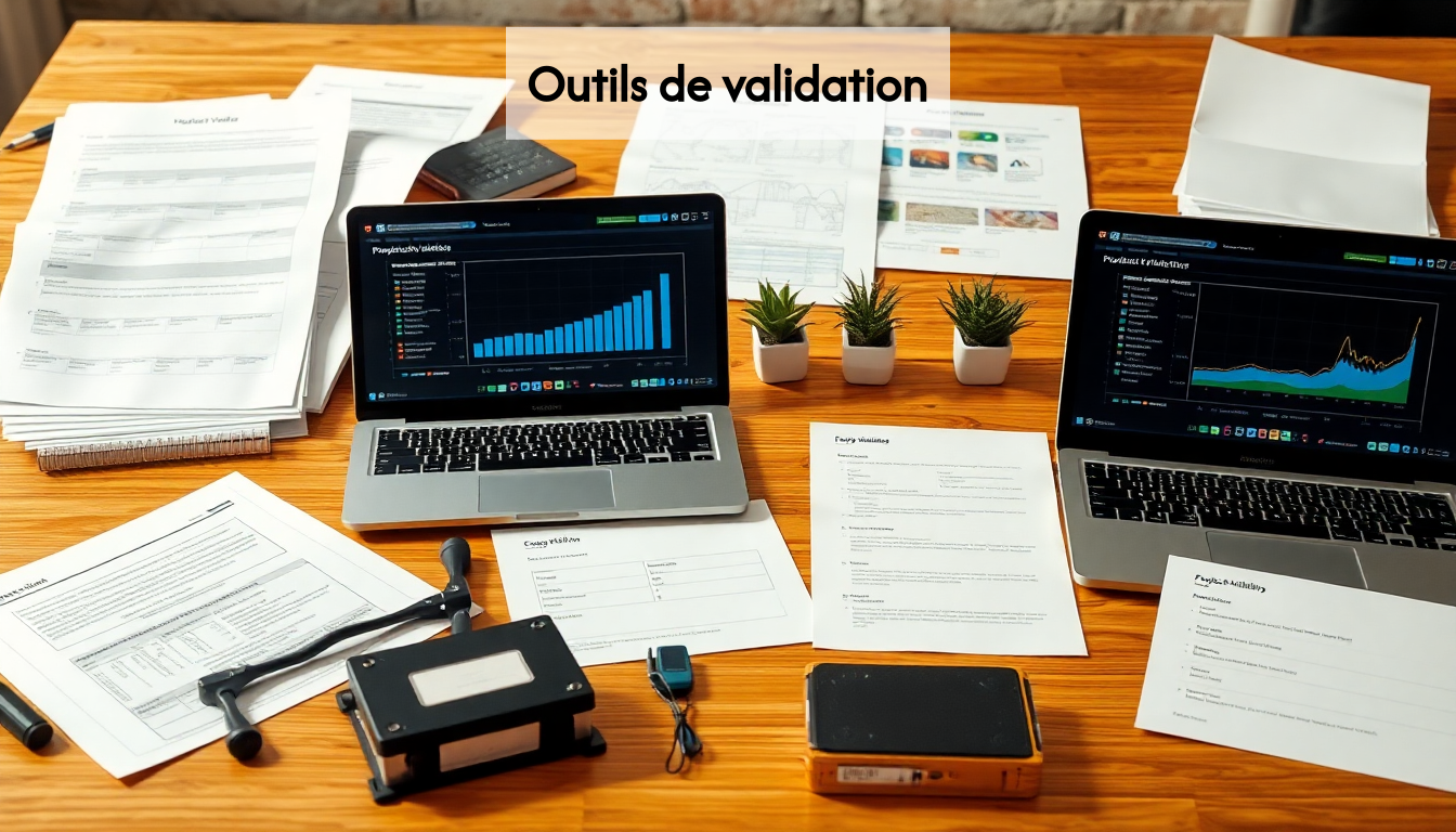 Workspace with validation tools