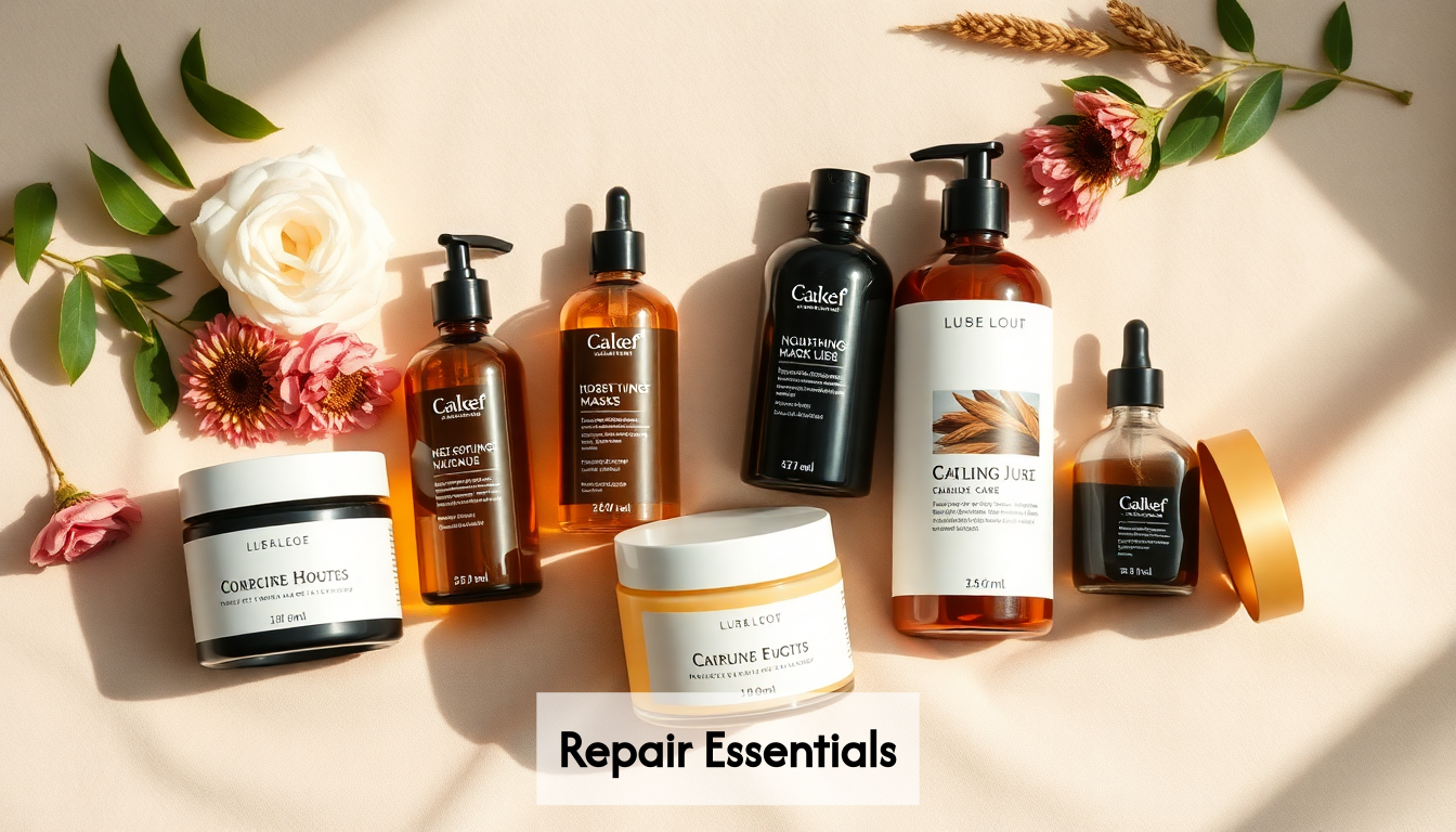 Hair care products for damaged hair