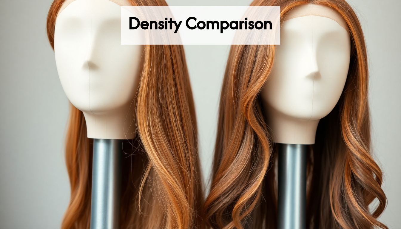 Comparison of wig densities