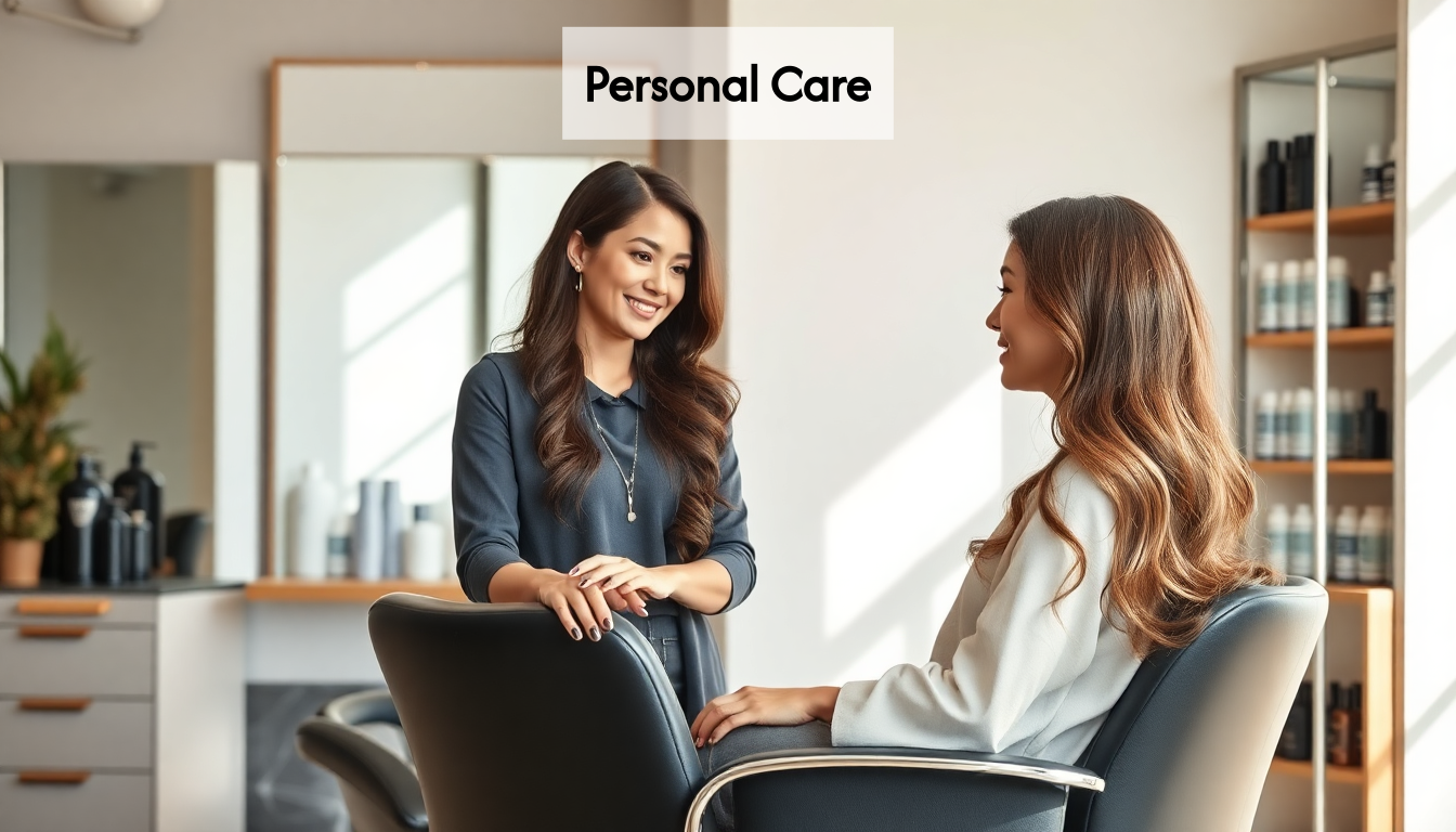 Stylist consulting a client