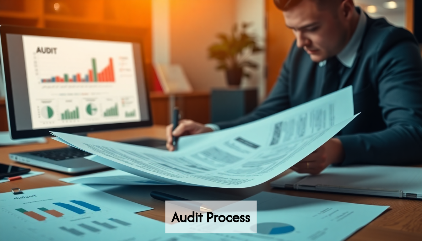 Auditor reviewing SOC reports