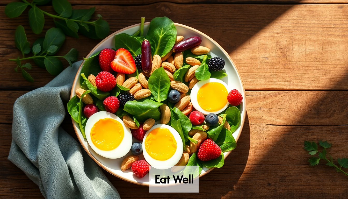 Healthy food for hair