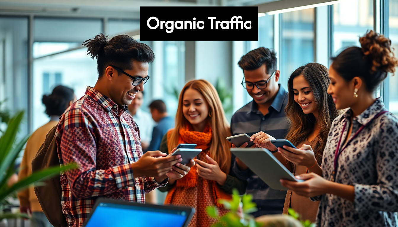 Organic traffic growth