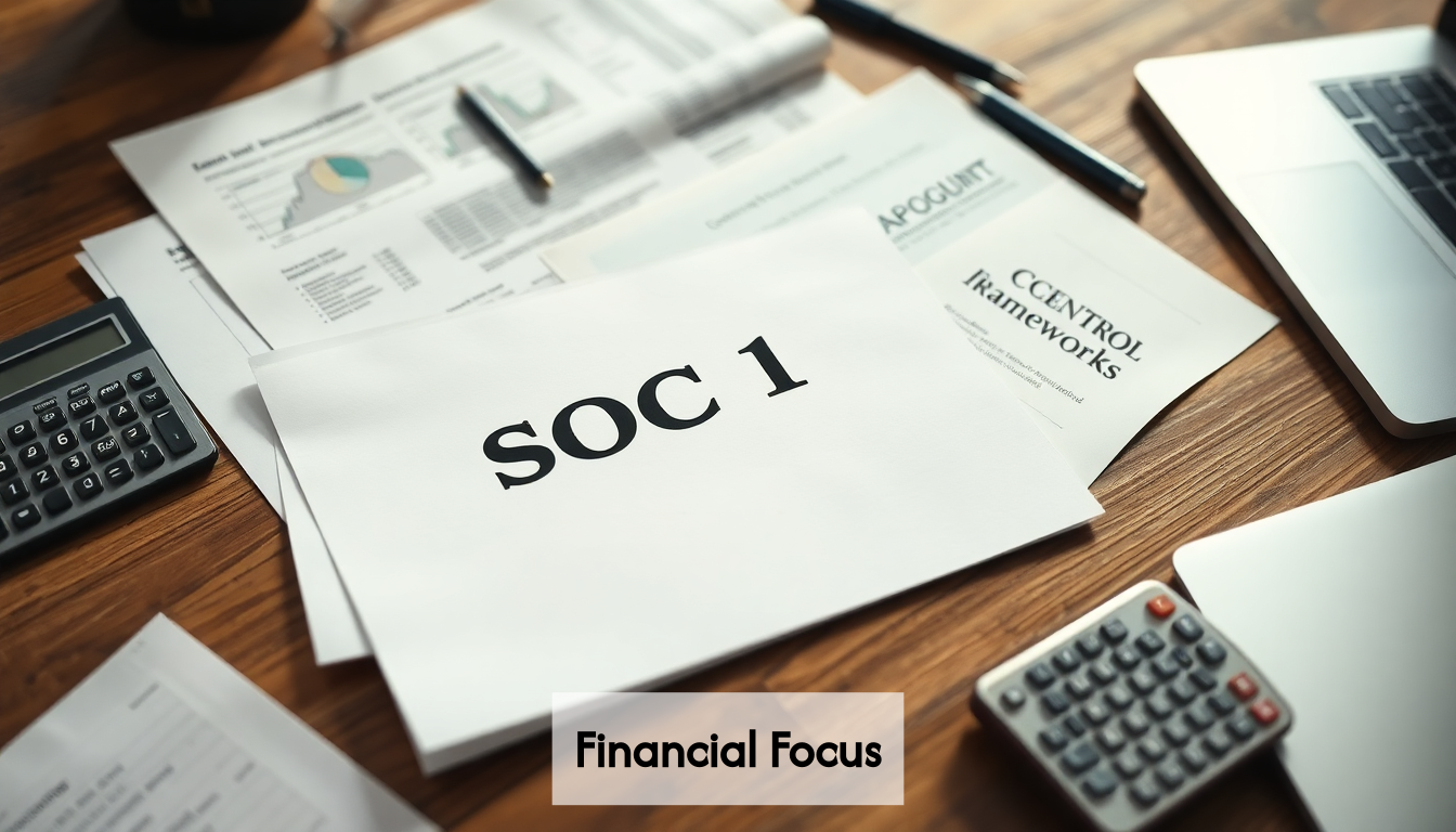 Visual representation of financial reporting controls.