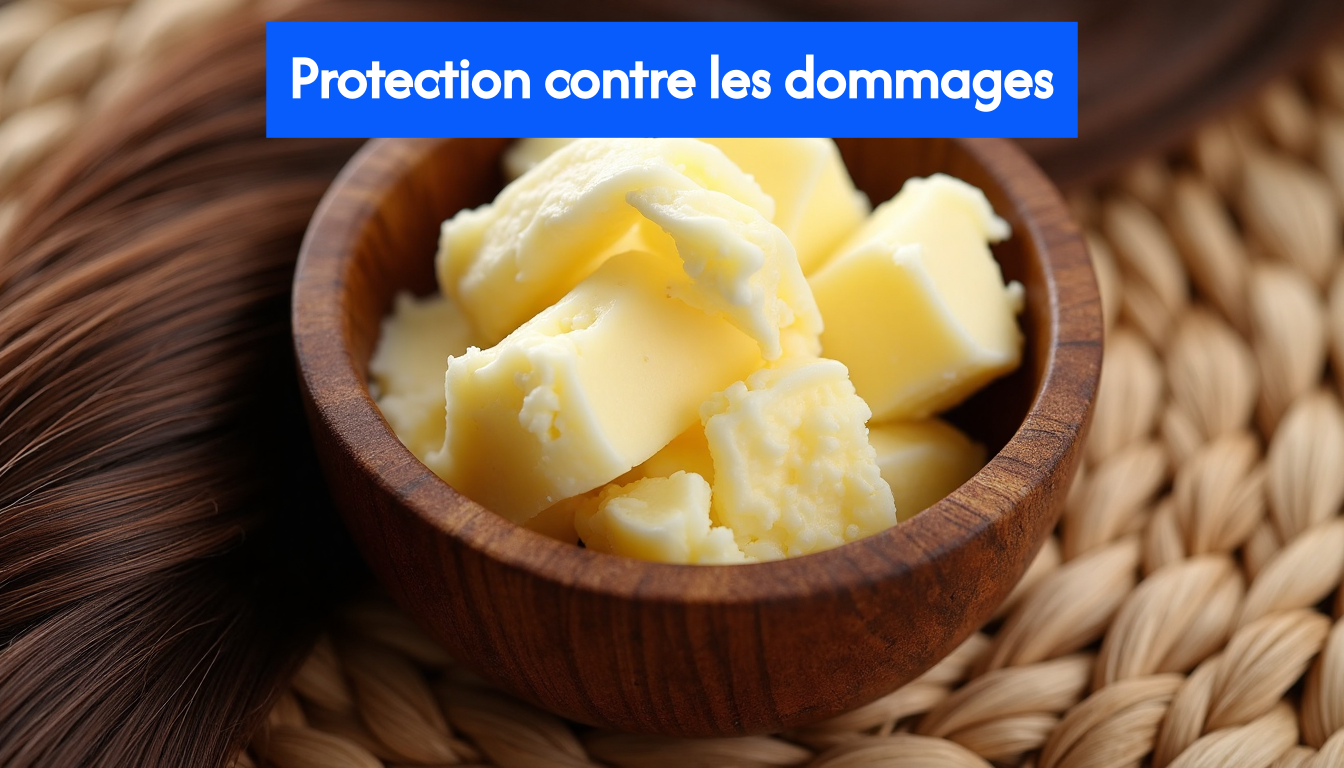 Unrefined shea butter and healthy hair strands