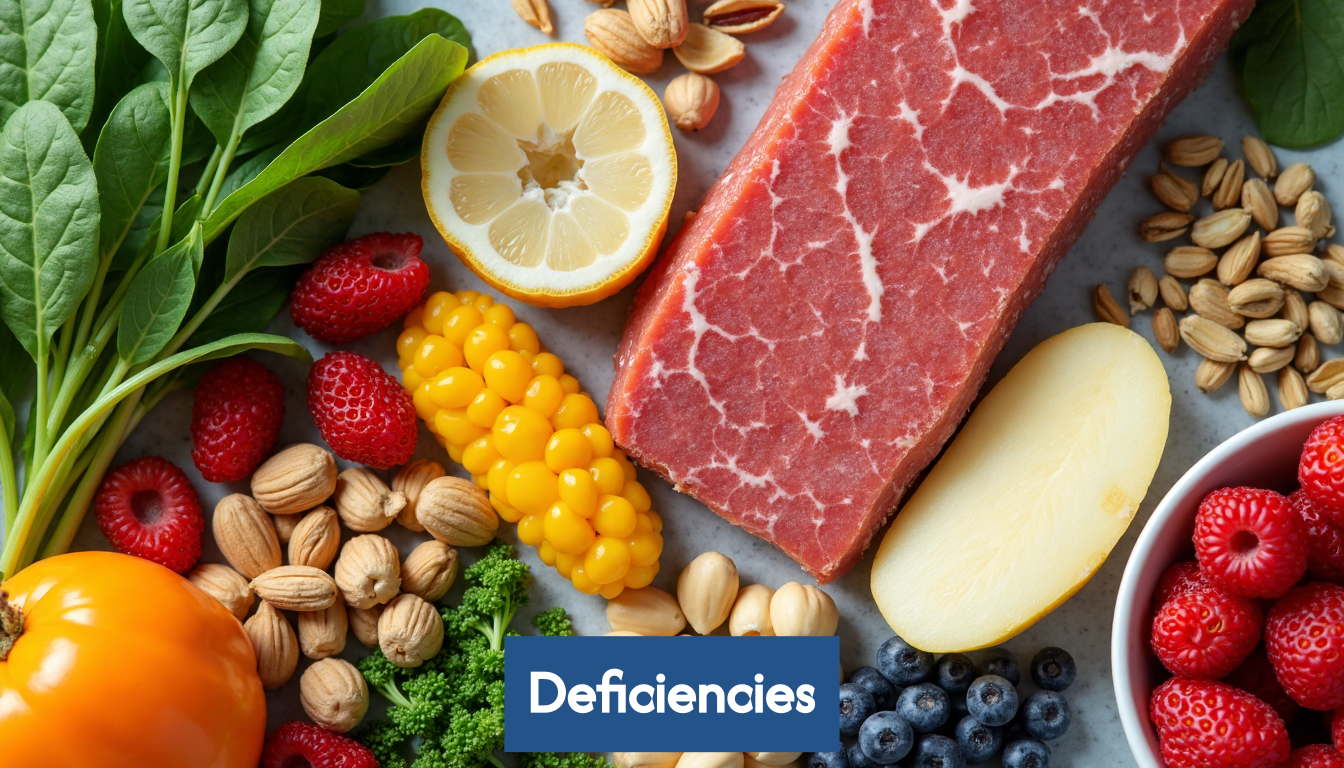 Variety of nutrient-rich foods