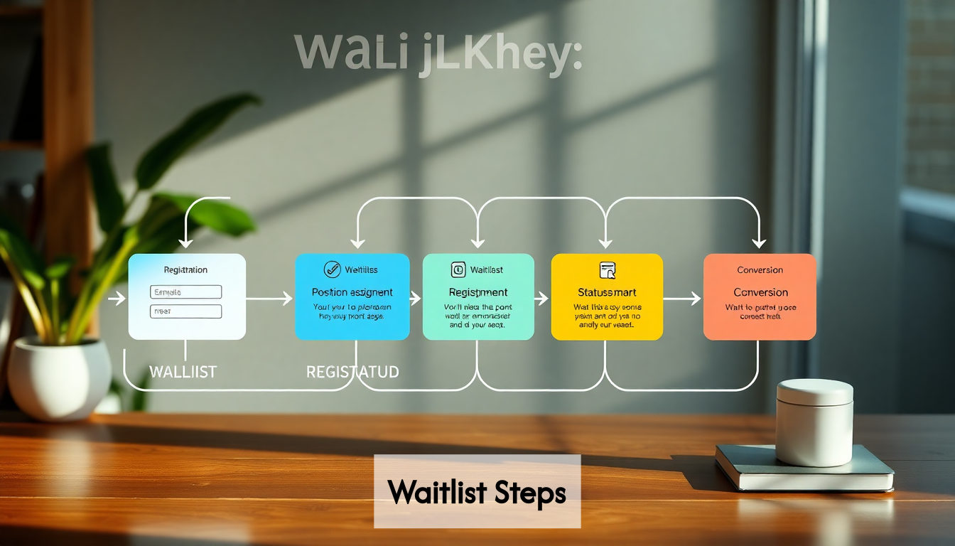 Visual depiction of waitlist process