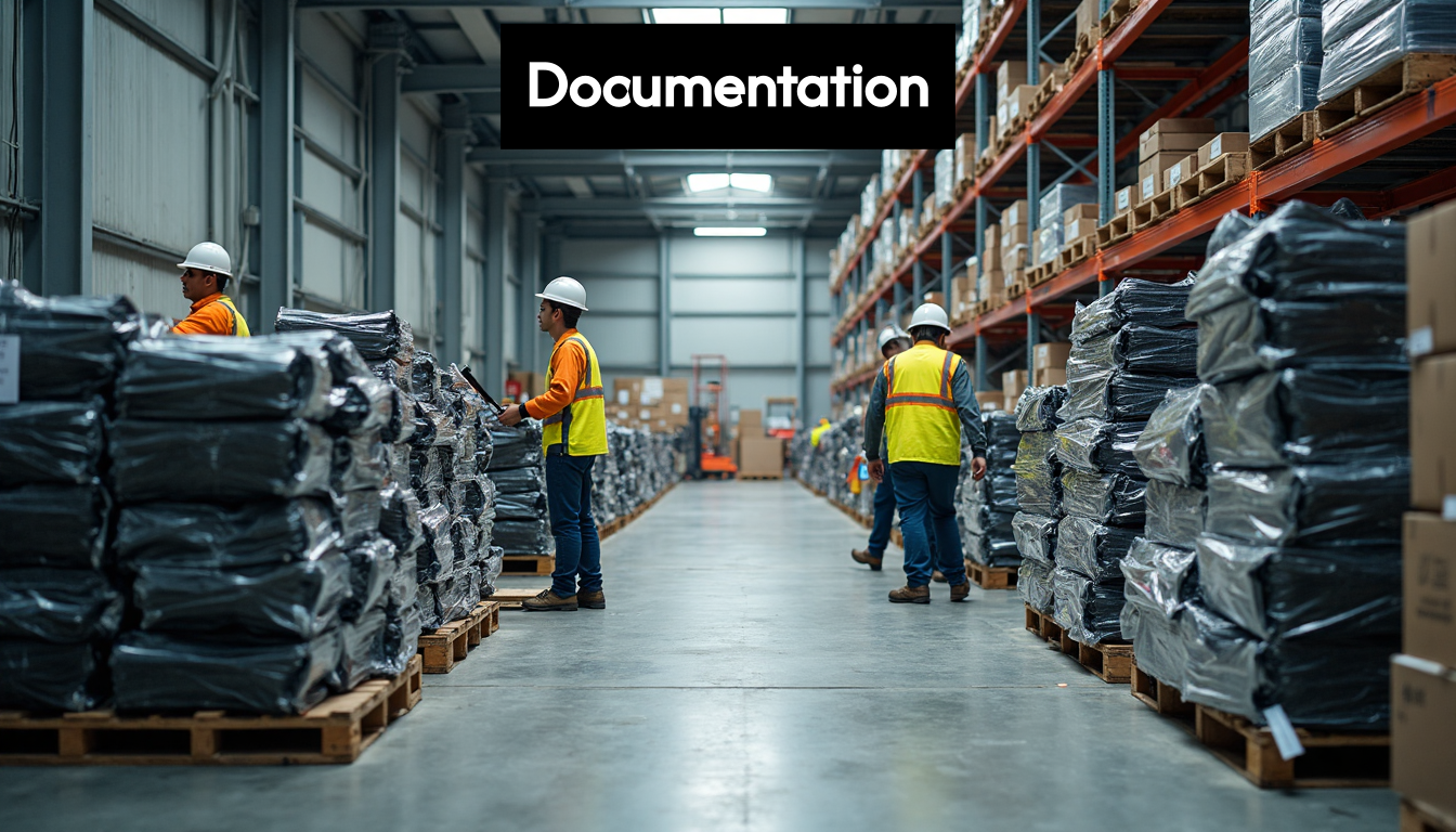 Warehouse storing sorted electronic waste for recycling