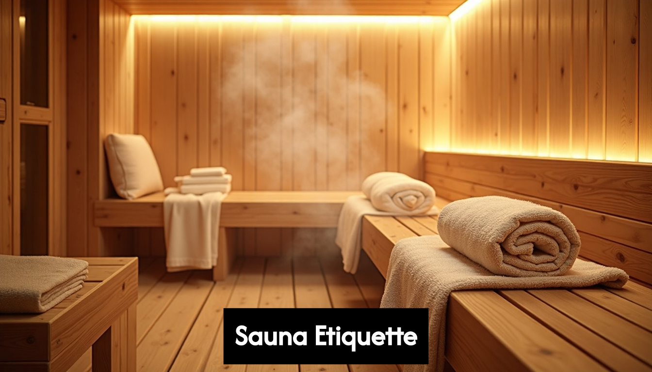 Welcoming modern sauna interior with benches