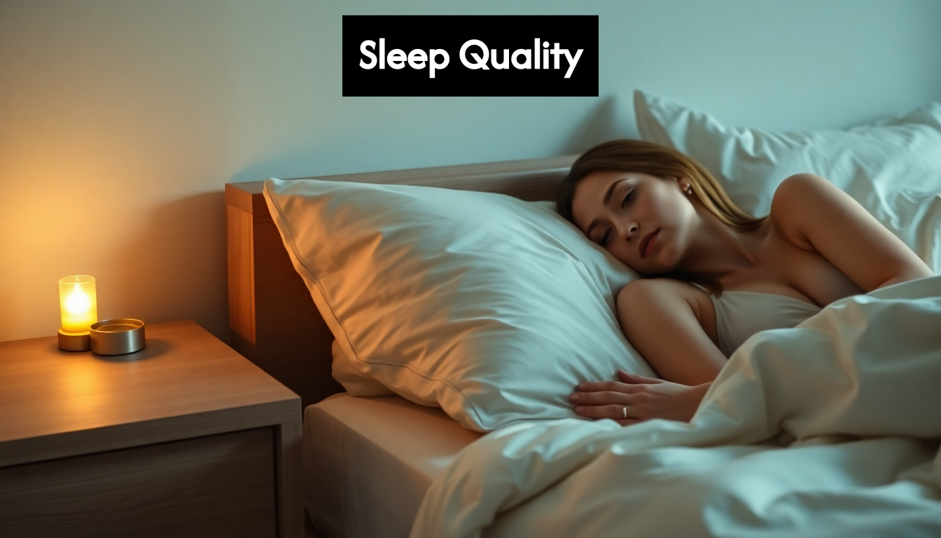 Warm-toned night light in a bedroom