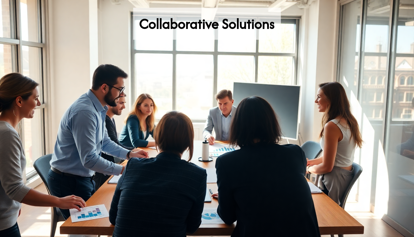 Team meeting for risk management