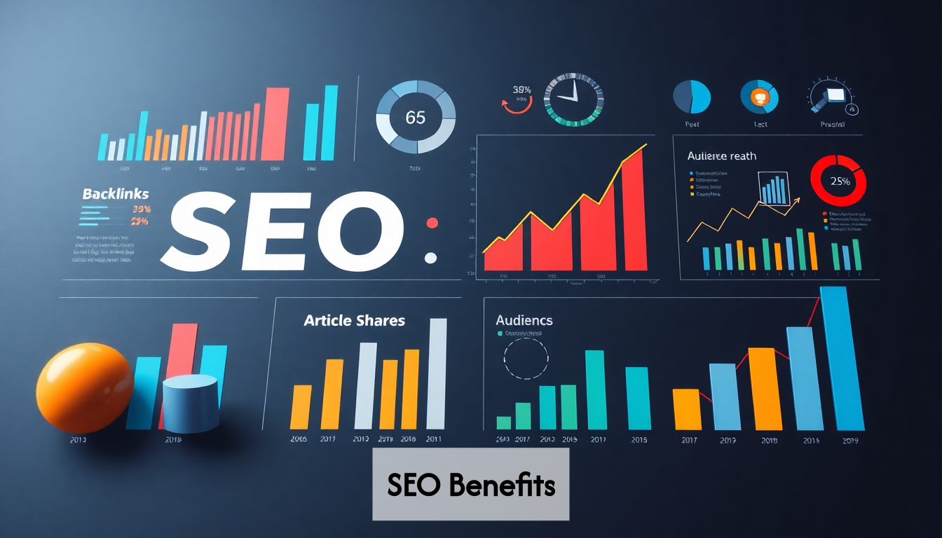 Visual representation of SEO metrics